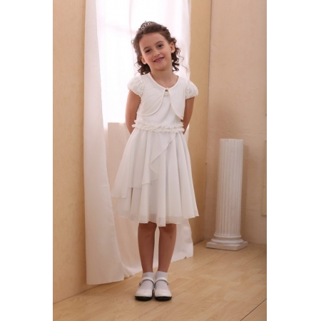 2014 Spring and Autumn girls dress children wear new white long-sleeved dress princess dress tutu skirt veil