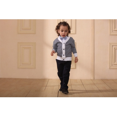 One hundred boys suits Kids Fun Autumn 2013 new Korean version of the influx of baby casual suits College Wind Children