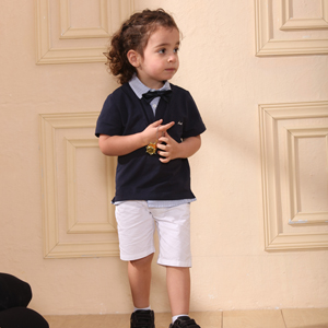 2014 spring new style aristocratic prince of England School Kids short sleeve casual fashion boy