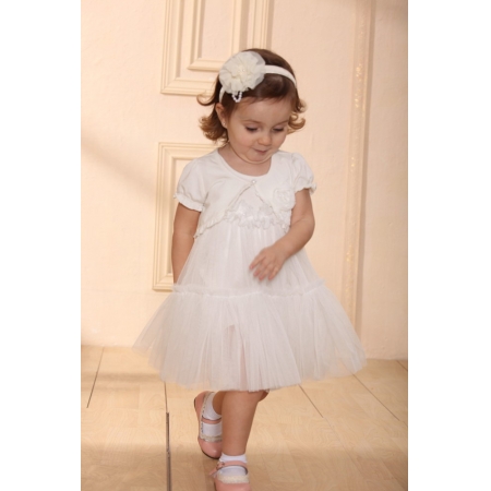 Baby princess suit, white color skirt sweet princess Fan